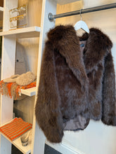 Load image into Gallery viewer, Chocolate Faux Fur Jacket
