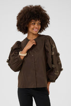 Load image into Gallery viewer, Brown 3D Detail Shirt

