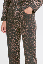 Load image into Gallery viewer, Denim Leopard Jeans
