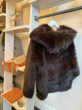 Load image into Gallery viewer, Chocolate Faux Fur Jacket

