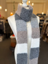 Load image into Gallery viewer, Stripy Slim B Young Scarf
