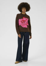 Load image into Gallery viewer, Brown Rose Jumper
