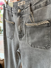 Load image into Gallery viewer, Grey Diamanté Jeans
