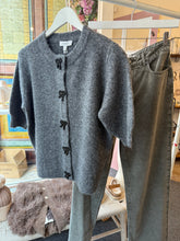 Load image into Gallery viewer, Grey Diamanté Cardigan
