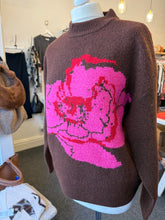 Load image into Gallery viewer, Brown Rose Jumper

