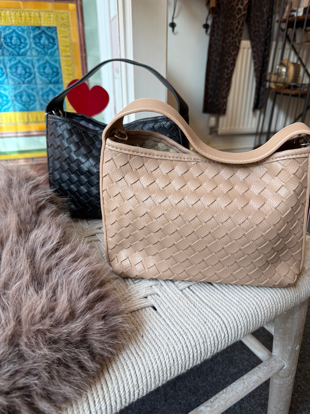 Camel Weave Bag