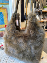 Load image into Gallery viewer, Khaki Faux Fur Bag
