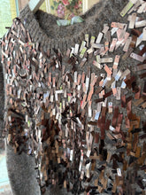 Load image into Gallery viewer, Brown Sequin Jumper
