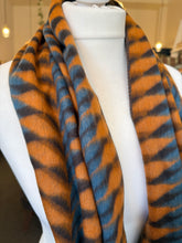 Load image into Gallery viewer, Orange/ Teal Scarf
