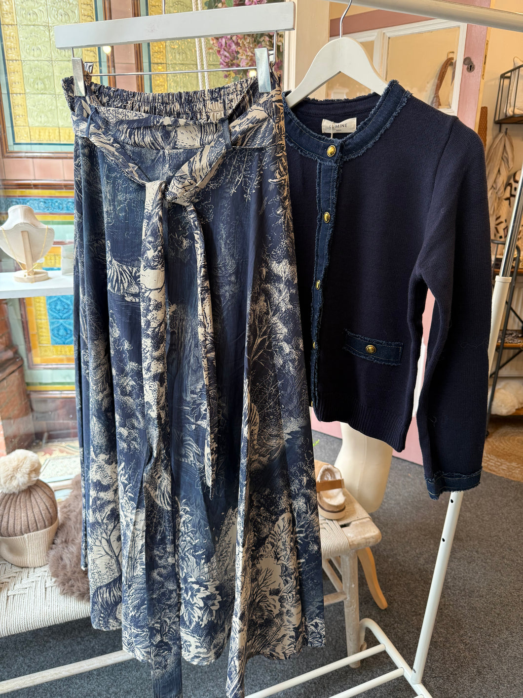 Blue Jungle Skirt