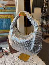 Load image into Gallery viewer, Silver Weave Bag

