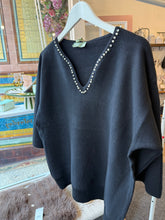 Load image into Gallery viewer, Black Diamanté Jumper
