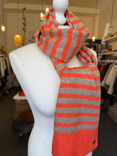 Load image into Gallery viewer, Orange Stripe Fraas Scarf
