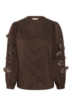 Load image into Gallery viewer, Brown 3D Detail Shirt

