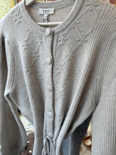 Load image into Gallery viewer, Grey Tie Waist Cardigan
