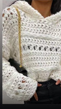 Load image into Gallery viewer, Knit Crochet Hoody
