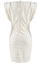 Load image into Gallery viewer, White Sequin Dress
