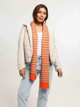 Load image into Gallery viewer, Orange Stripe Fraas Scarf
