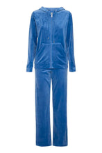 Load image into Gallery viewer, Blue Velour Tracksuit
