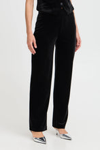 Load image into Gallery viewer, Black Velvet Trouser
