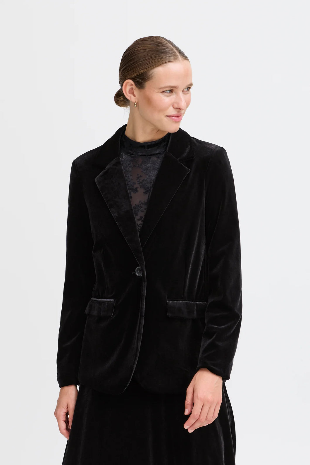 Black Velvet Blazer