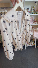 Load and play video in Gallery viewer, Polka Dot Wrap Top
