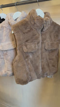 Load and play video in Gallery viewer, Faux Fur Gilet
